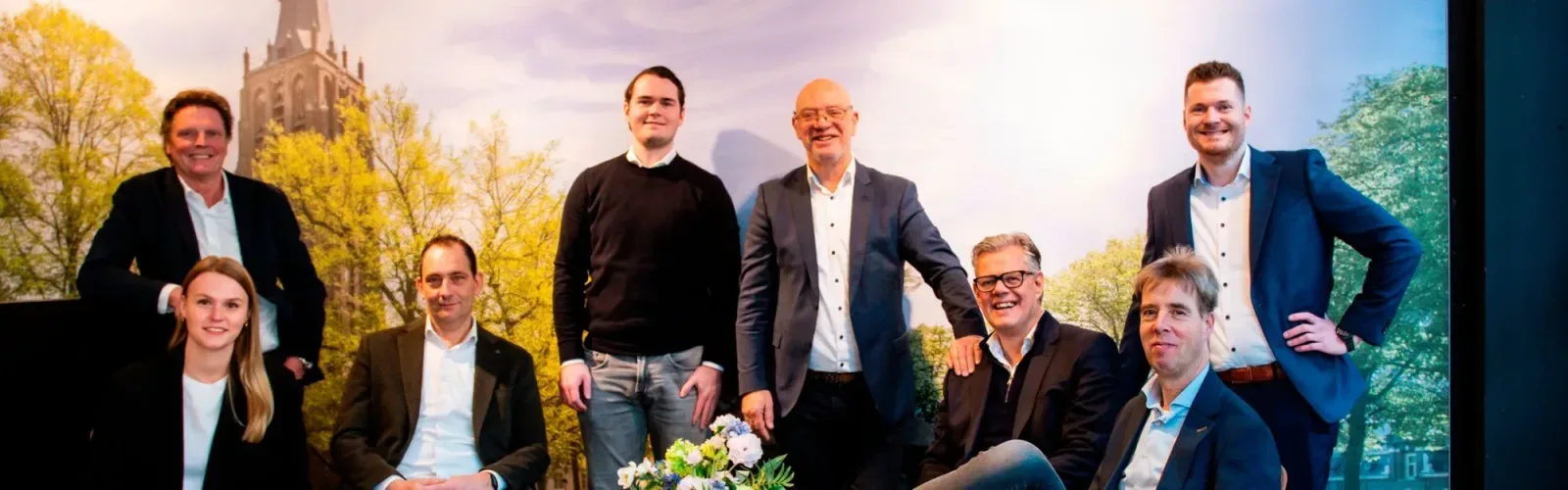Team foto van HANS VAN BERKEL MAKELAARDIJ