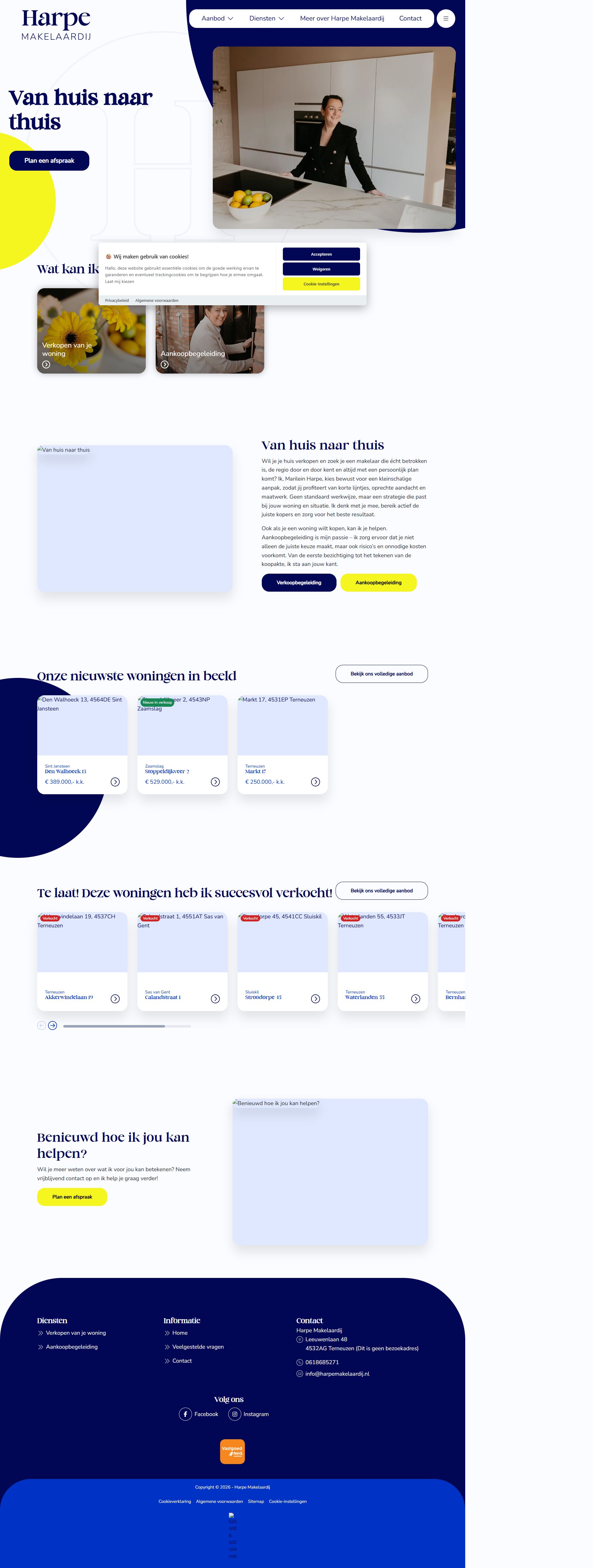 Photo de bureau Harpe Makelaardij