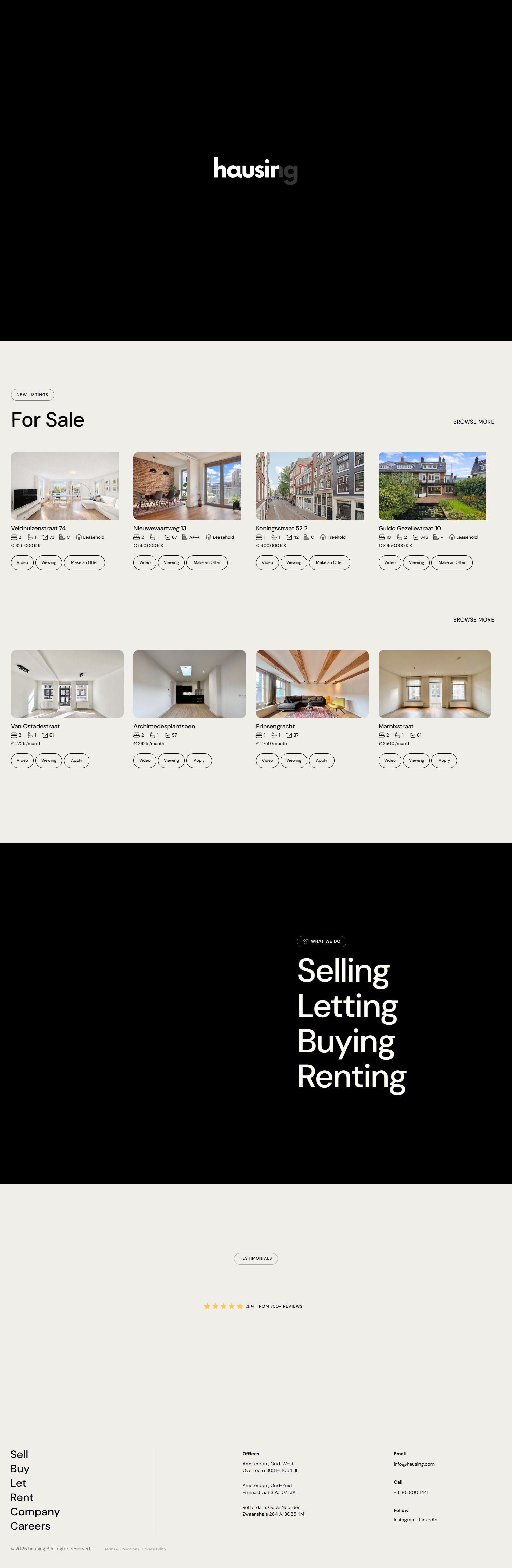 Photo d'équipe de hausing