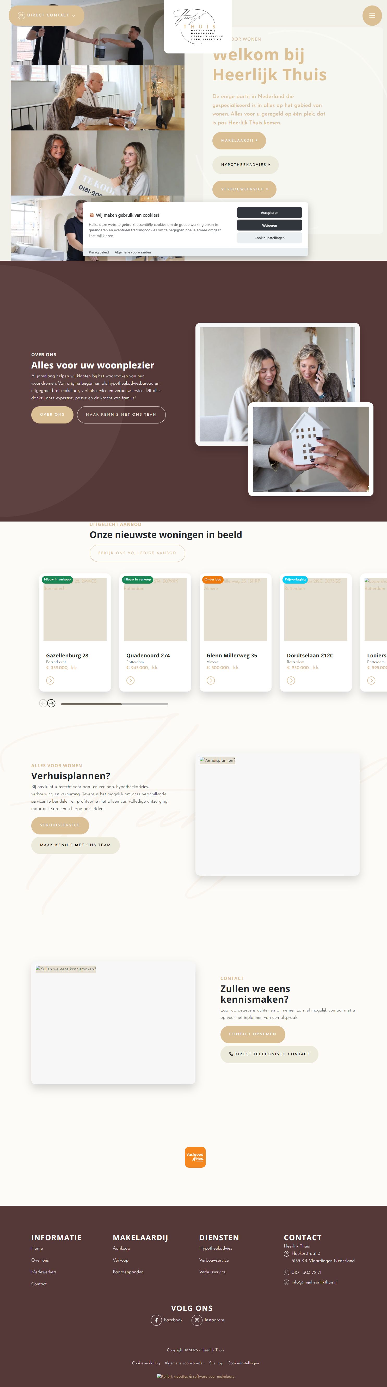 Screenshot der Website von www.mijnheerlijkthuis.nl