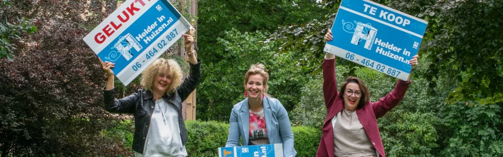 Team foto van HelderinHuizen.nl