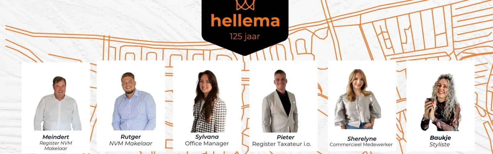 Team photo of Hellema Makelaars