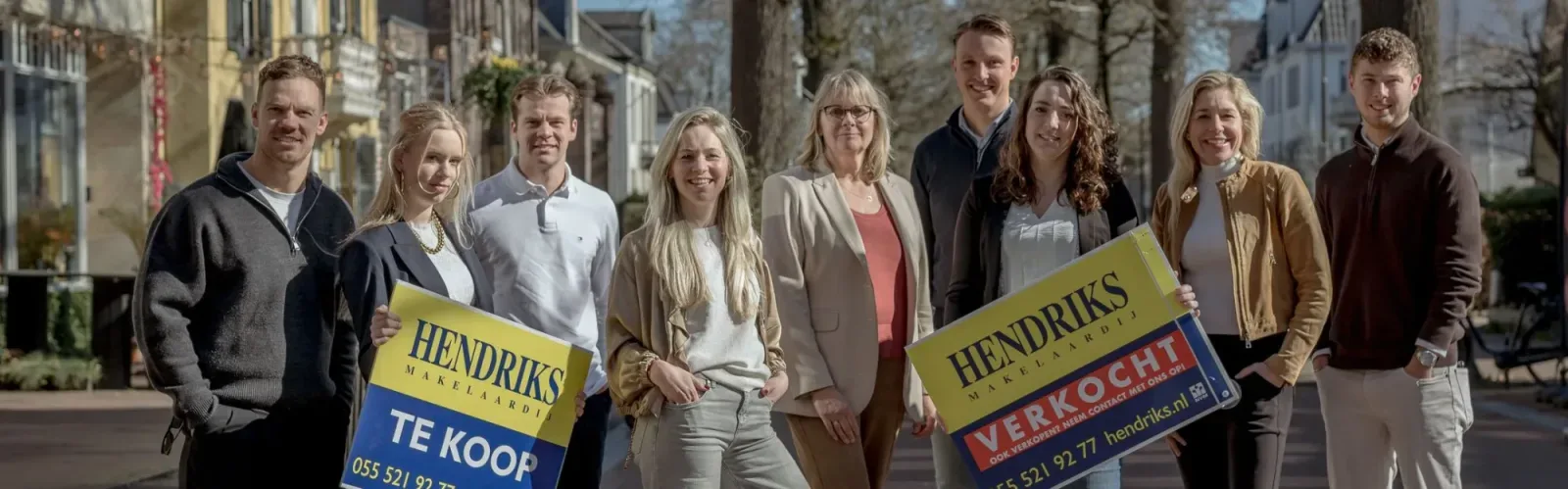 Team foto van Hendriks Makelaardij Apeldoorn