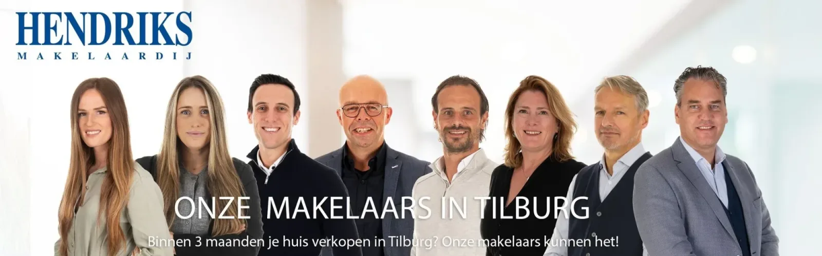 Team foto van Hendriks Makelaardij Tilburg
