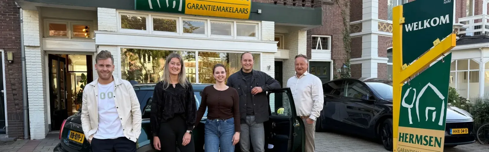 Mannschaftsfoto von Hermsen Makelaars Nijmegen