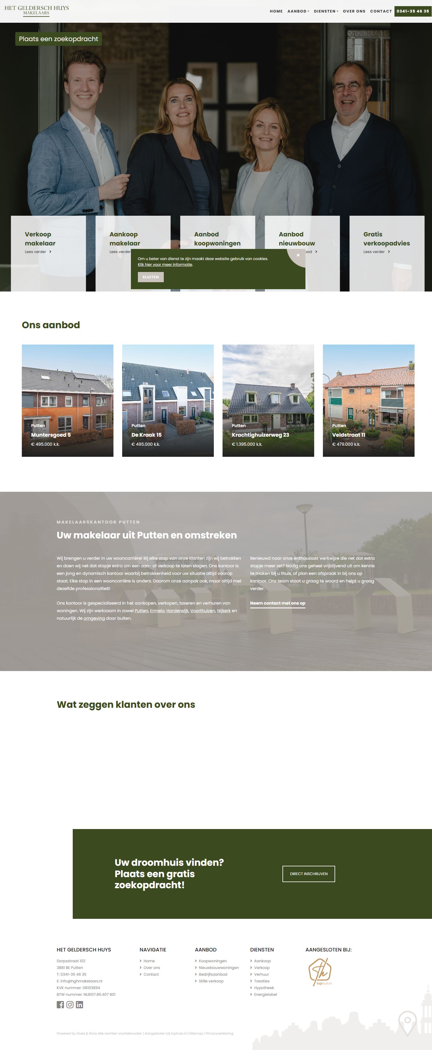 Screenshot der Website von www.hetgelderschhuys.nl