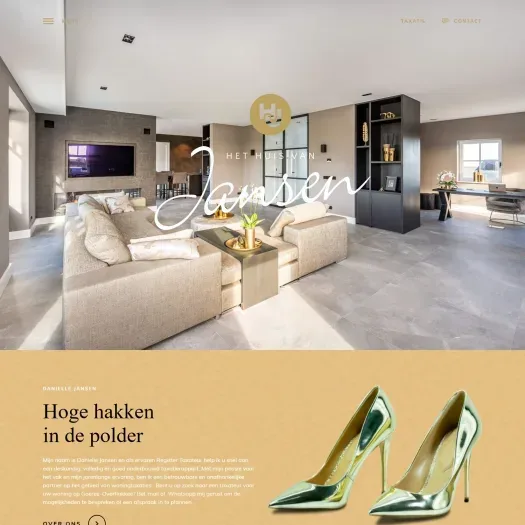 Screenshot of the website of www.hethuisvanjansen.nl