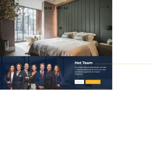 Capture d'écran du site web de www.heulemakelaars.nl
