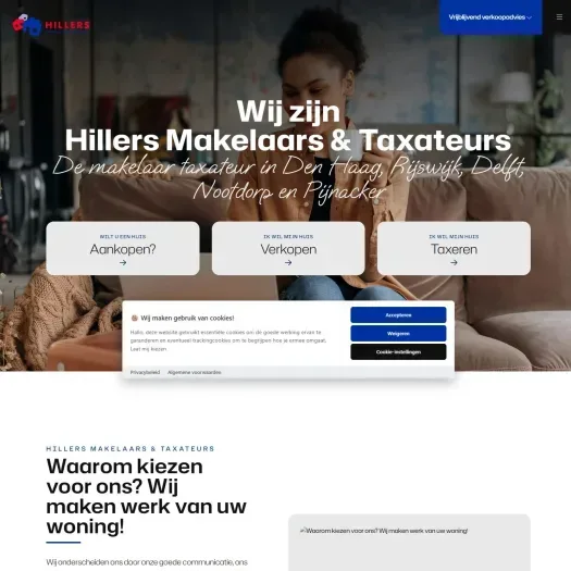 Screenshot van de website van www.hwmt.nl