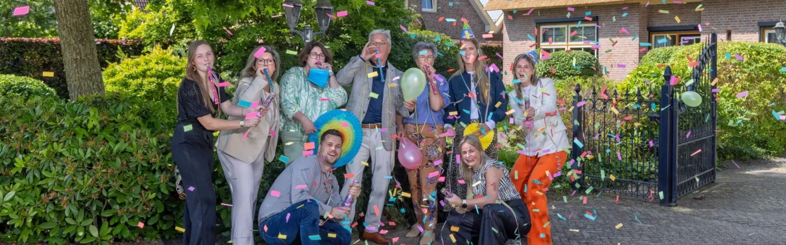 Team foto van Hofstede Makelaardij de Langstraat