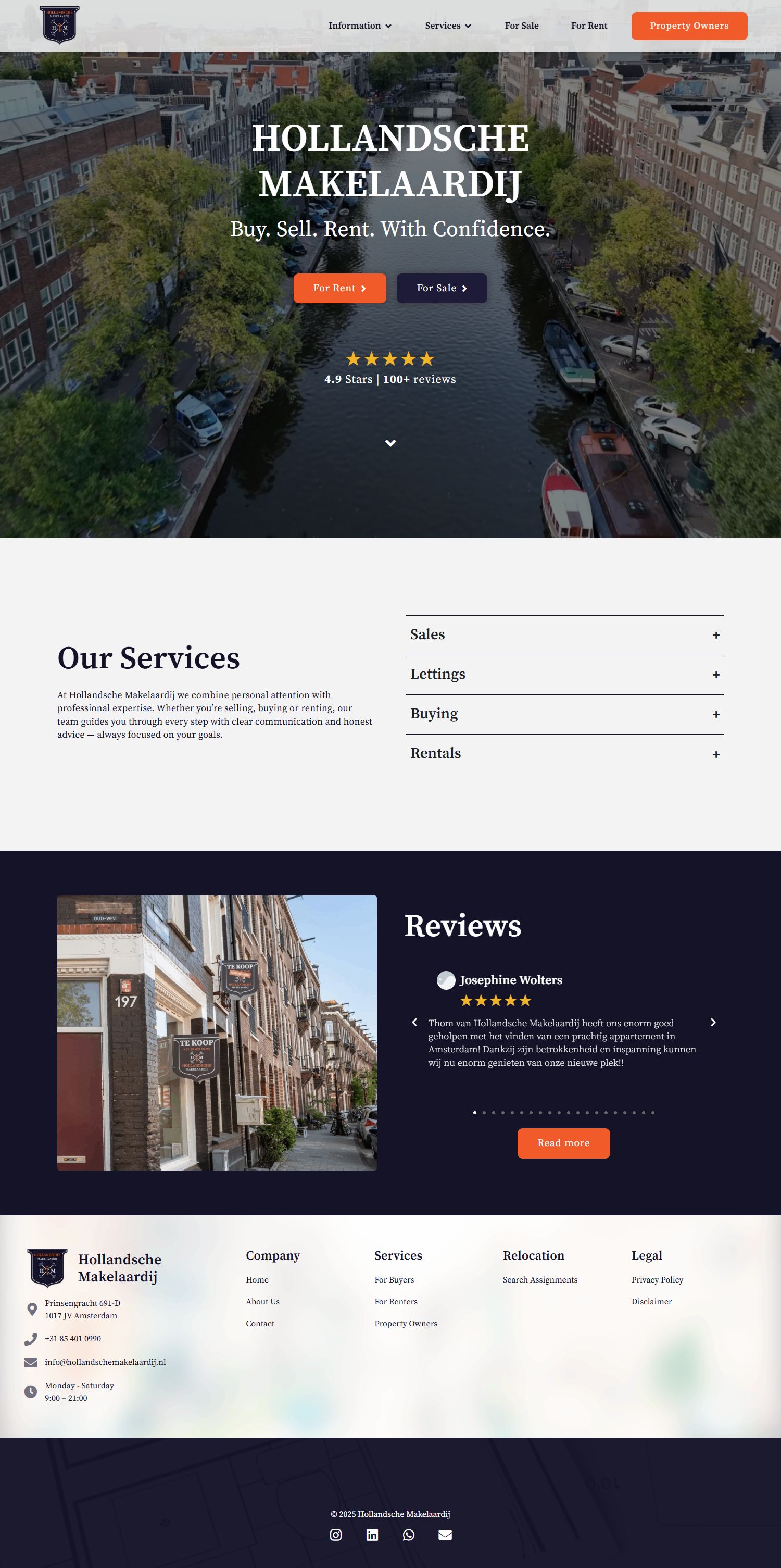 Team photo of Hollandsche Makelaardij