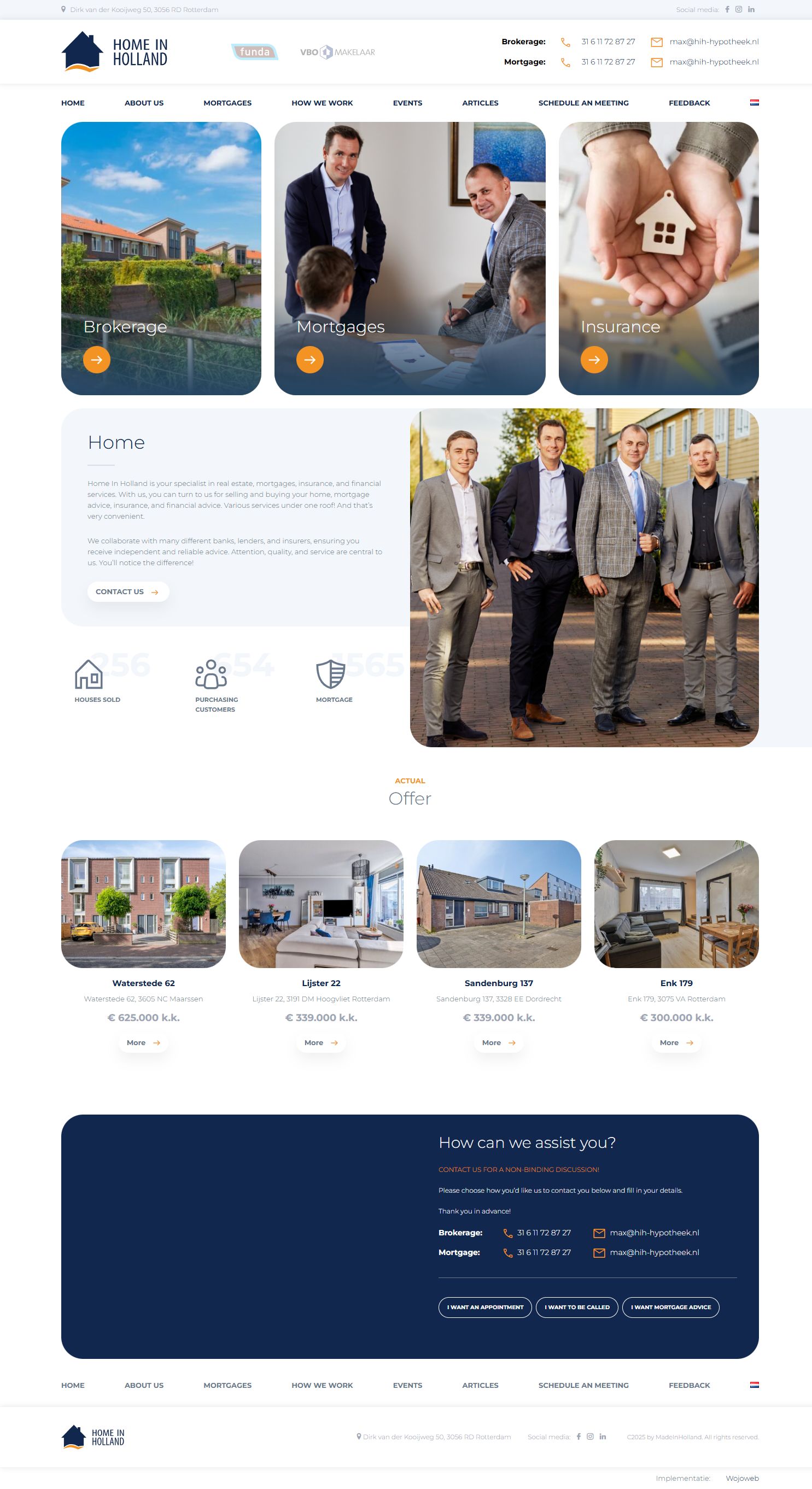 Team photo of Home in Holland Makelaars B.V.