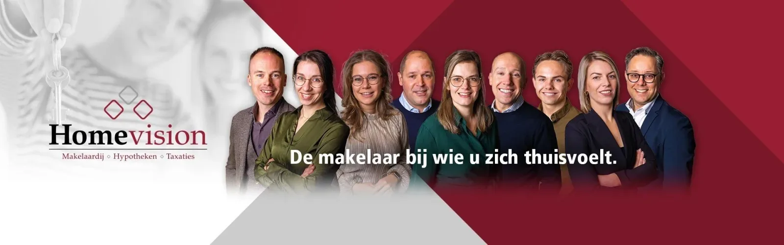 Team foto van Homevision Makelaardij