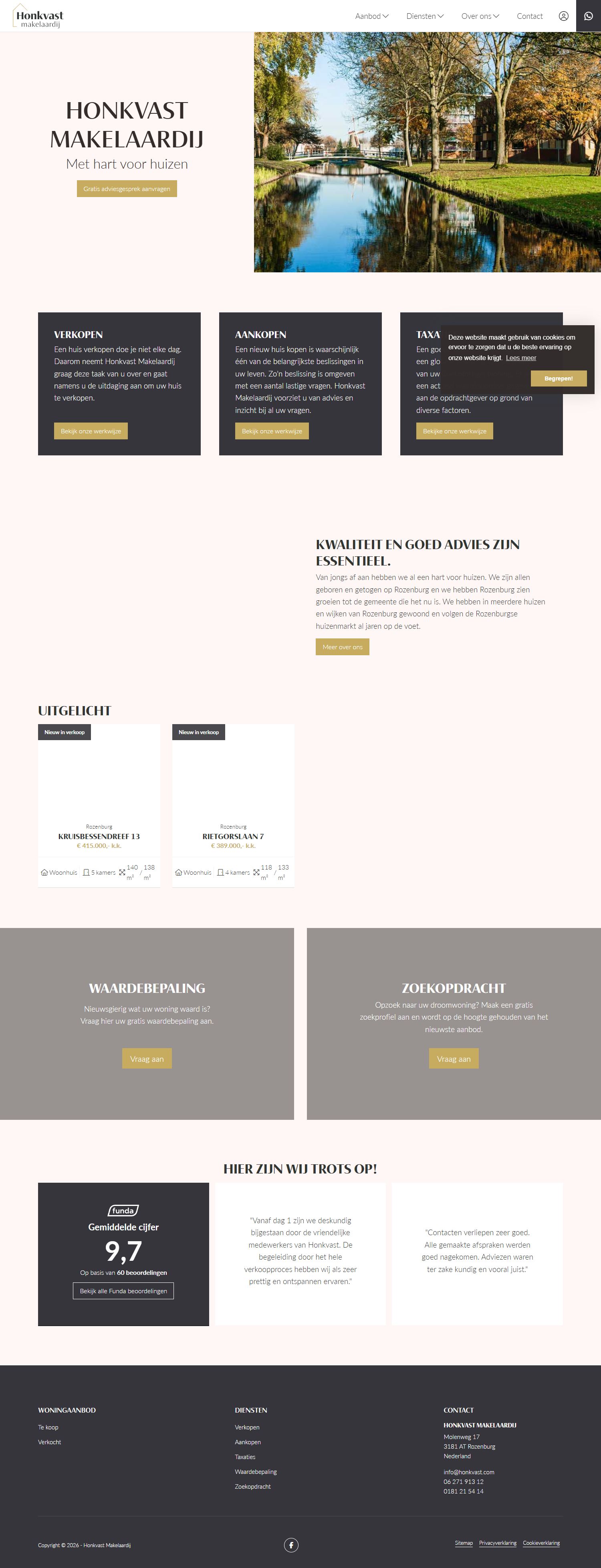 Bürofoto Honkvast Makelaardij