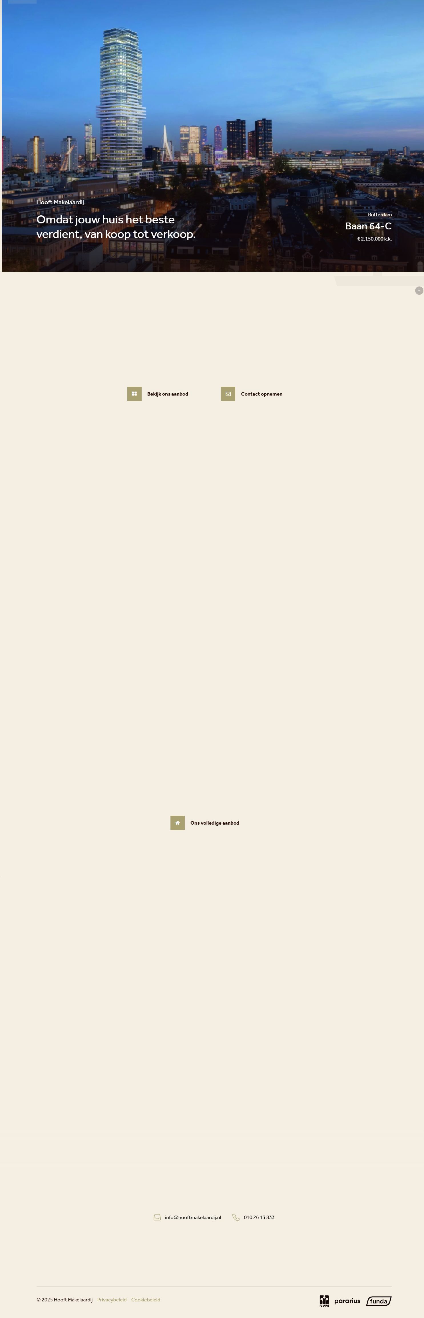 Team foto van Hooft Makelaardij