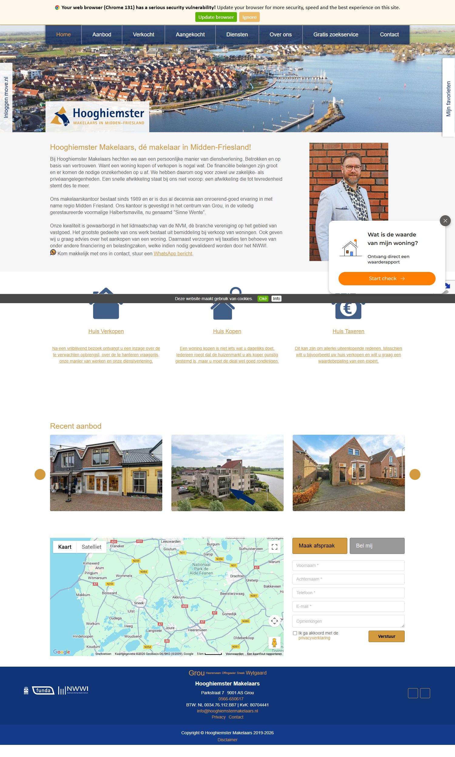 Kantoorfoto Hooghiemster Makelaars