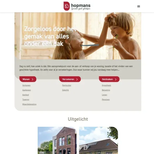 Capture d'écran du site web de www.hopmansengeense.nl
