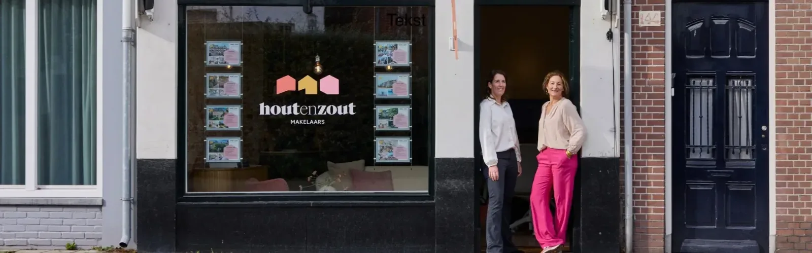 Team foto van Hout en Zout Makelaars