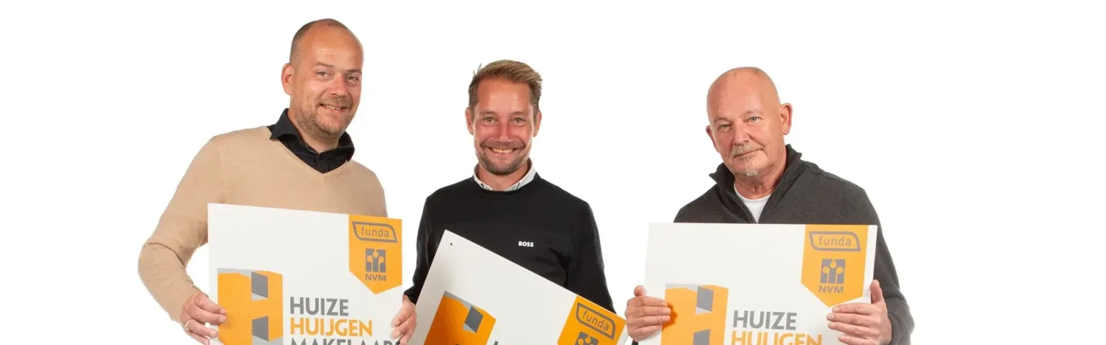 Team foto van Huize Huijgen Makelaars