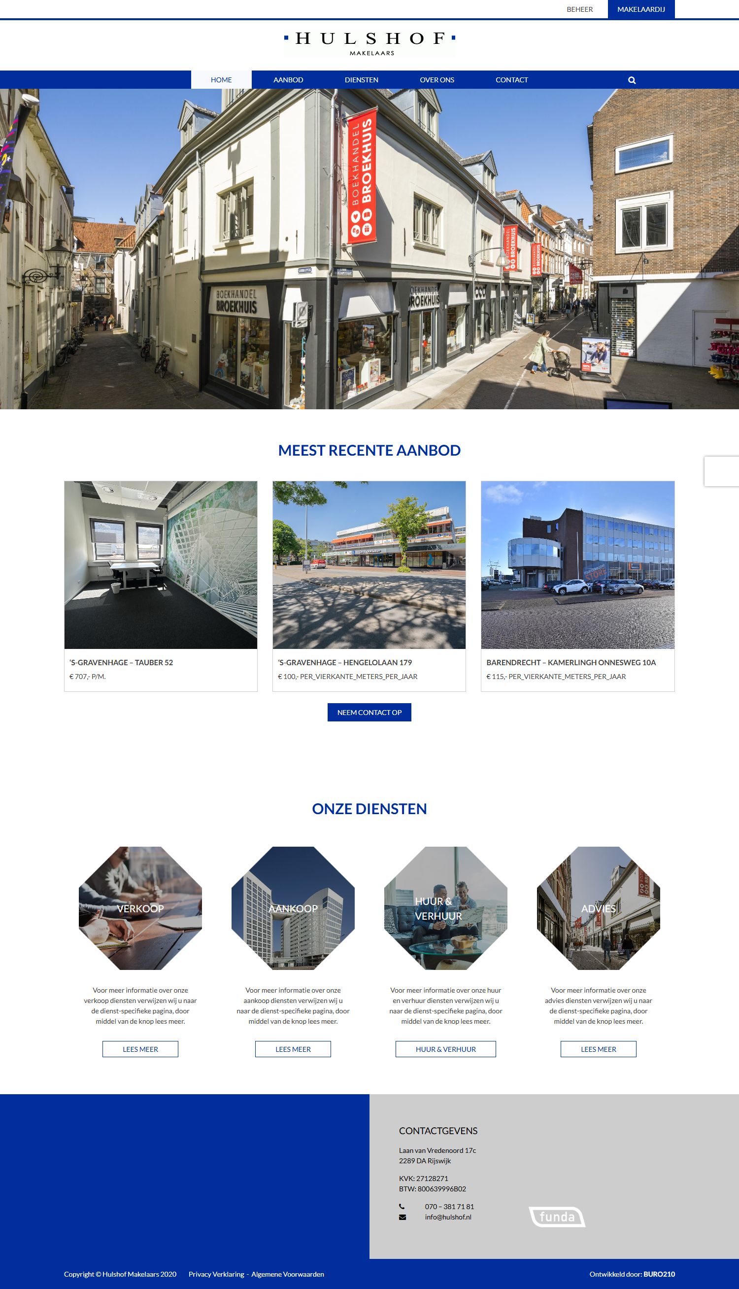 Team foto van Hulshof Makelaars b.v.