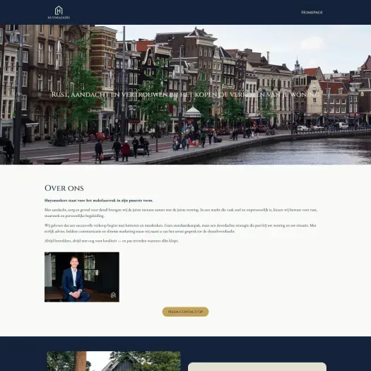 Capture d'écran du site web de www.huysmaekers.nl