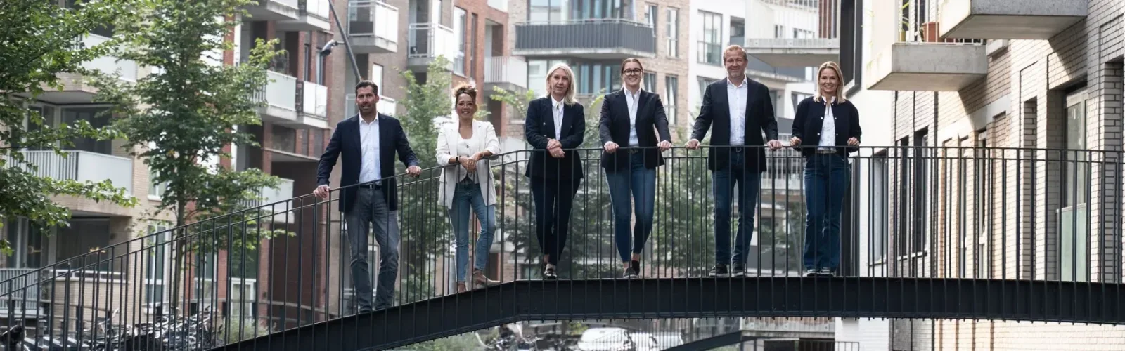 Team foto van IB Makelaars