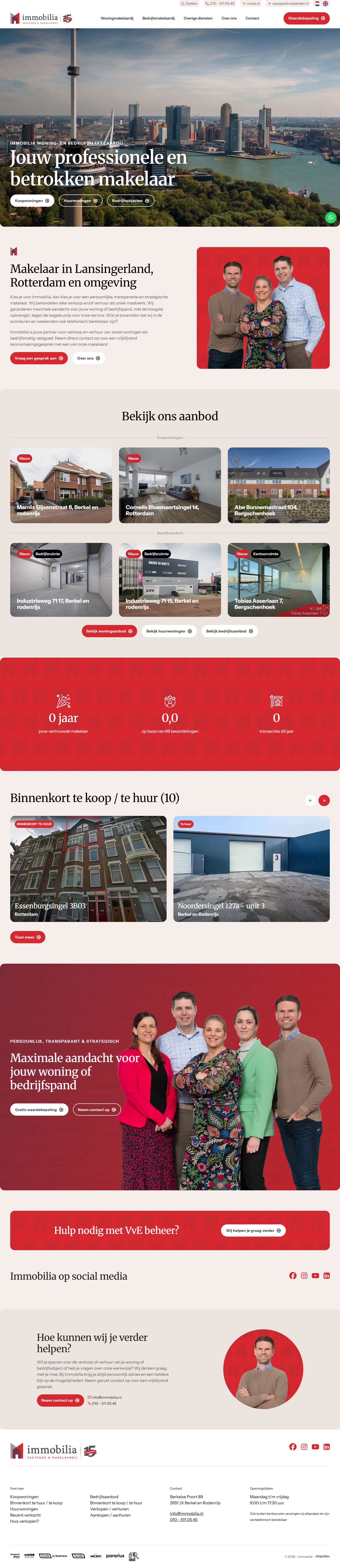 Bürofoto Immobilia | Vastgoed & Makelaardij