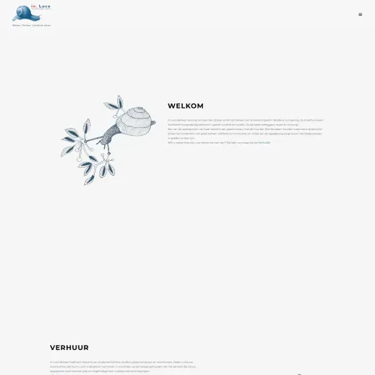 Screenshot van de website van www.in-loco.nl