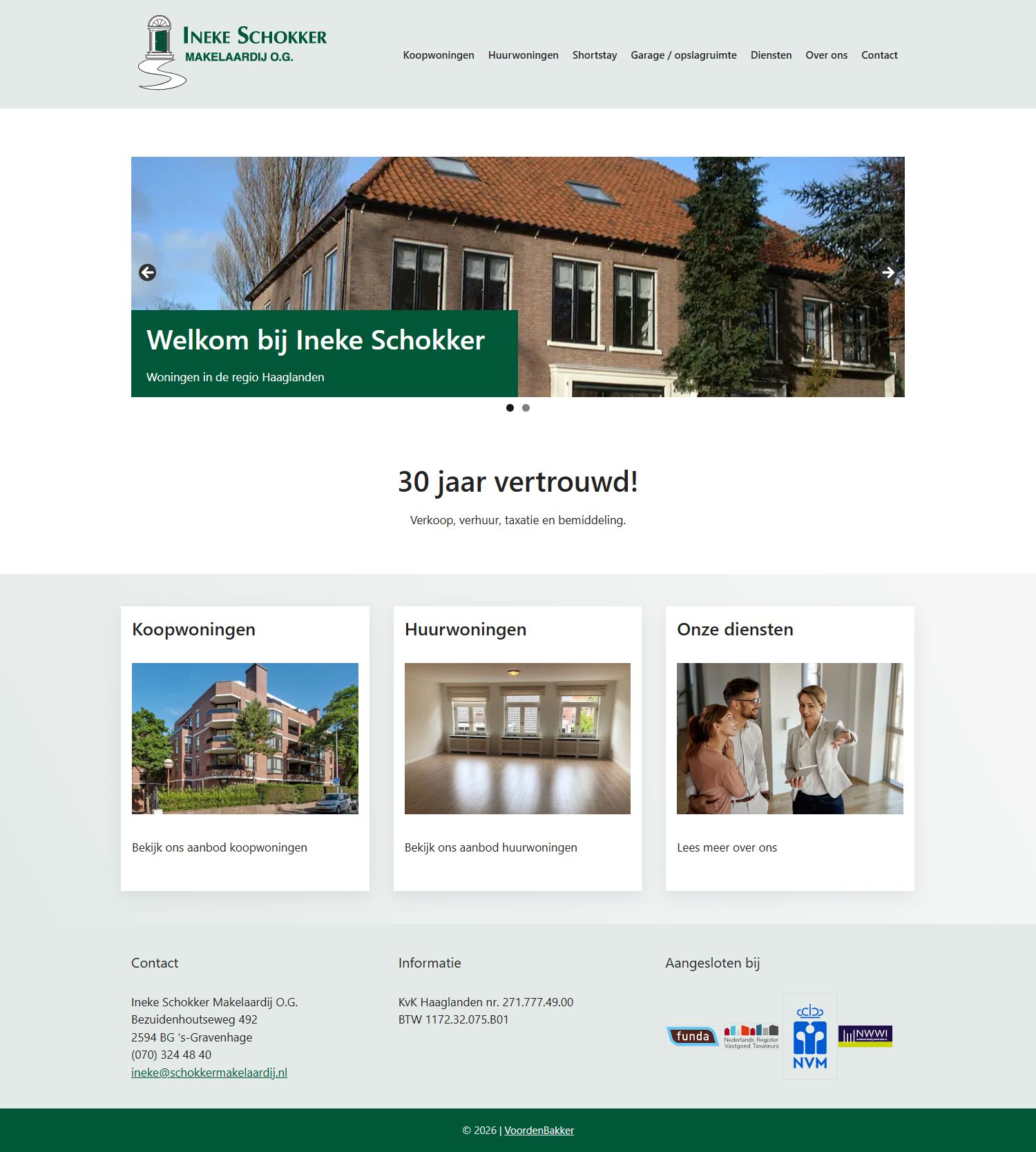 Team foto van Ineke Schokker Makelaardij