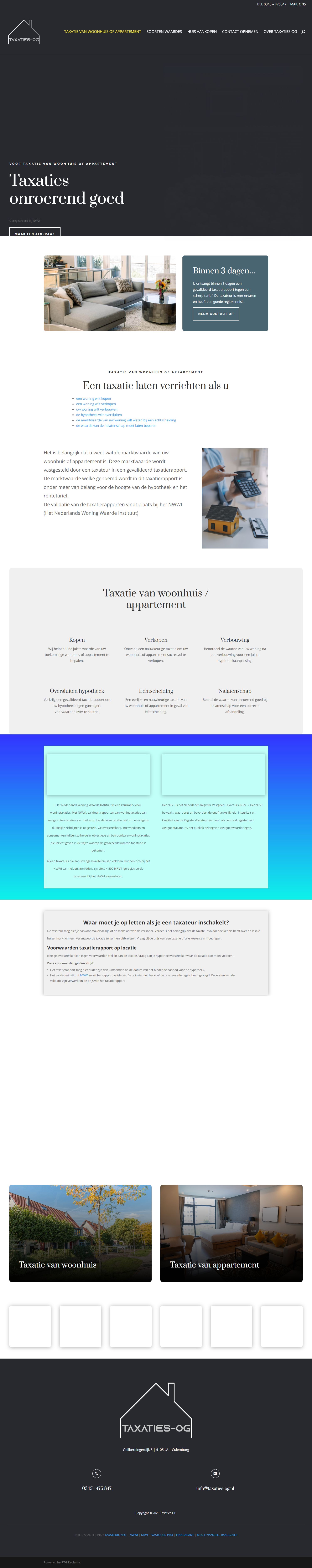 Screenshot der Website von www.ingridhabigmakelaardij.nl