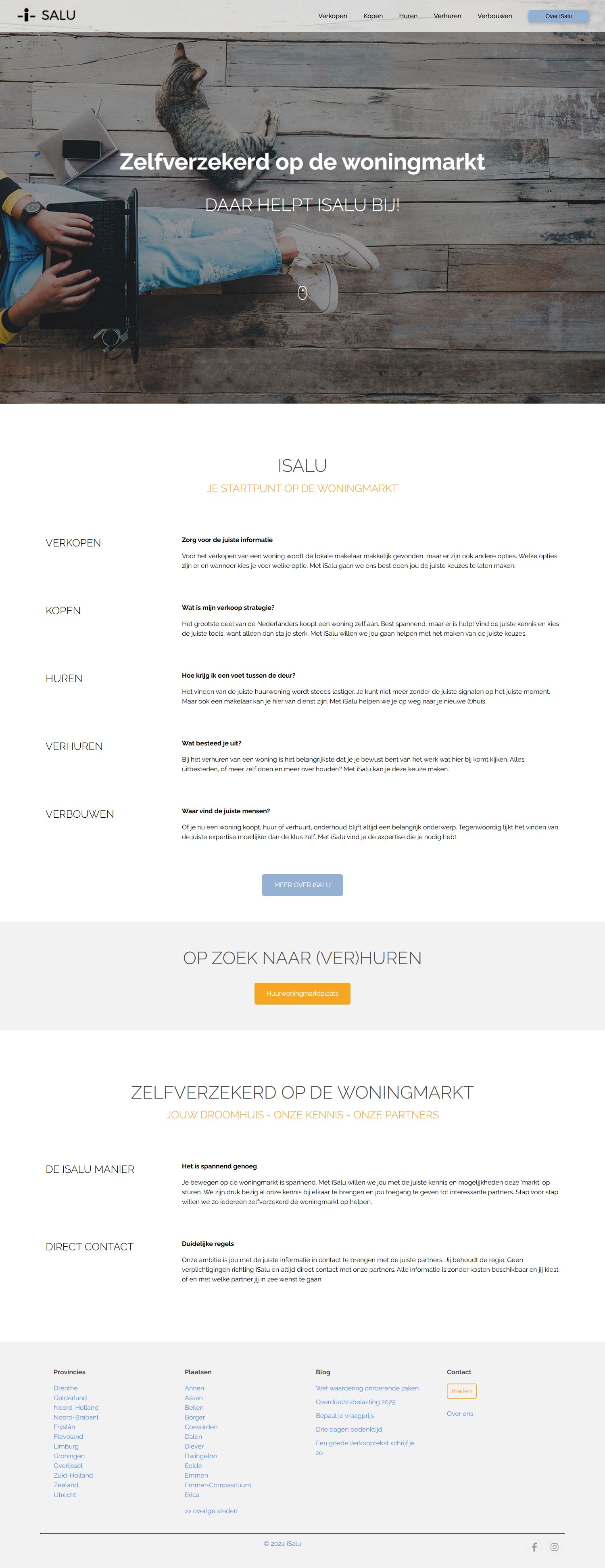 Screenshot der Website von www.isalu.nl