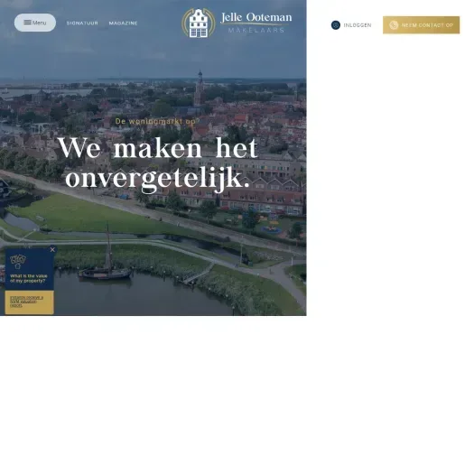 Screenshot der Website von www.jelleooteman.nl
