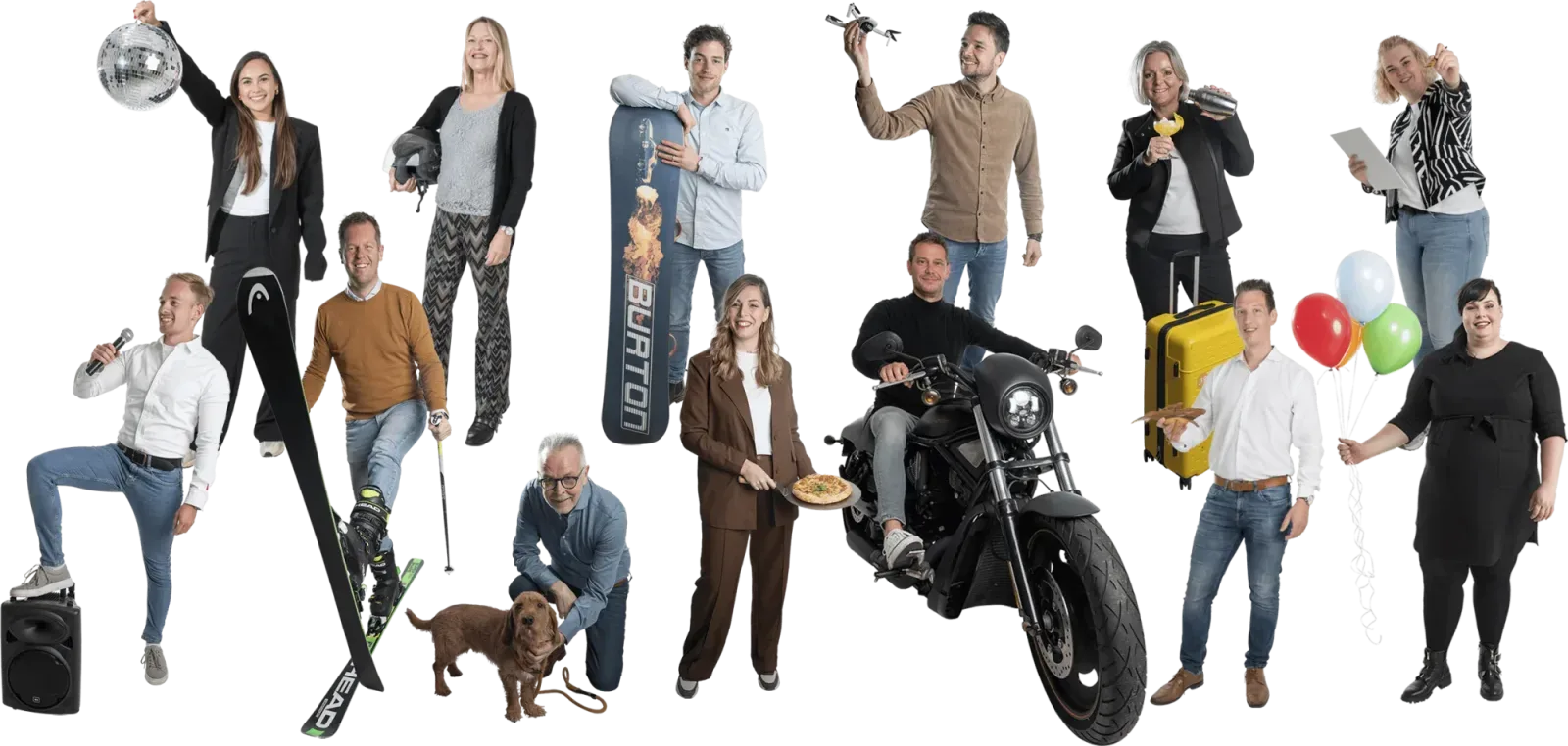 Team photo of JIP makelaars Appelscha - Oosterwolde