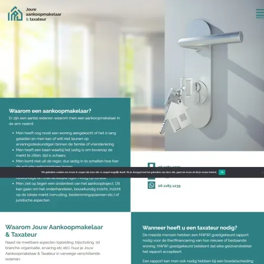 Screenshot van de website van www.jouwamet.nl