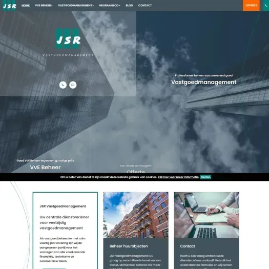 Screenshot van de website van www.jsrvgm.nl