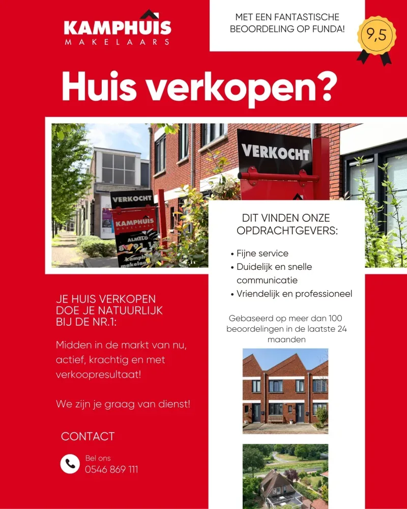 Kantoor foto van Kamphuis Makelaars, de NR 1 van Almelo