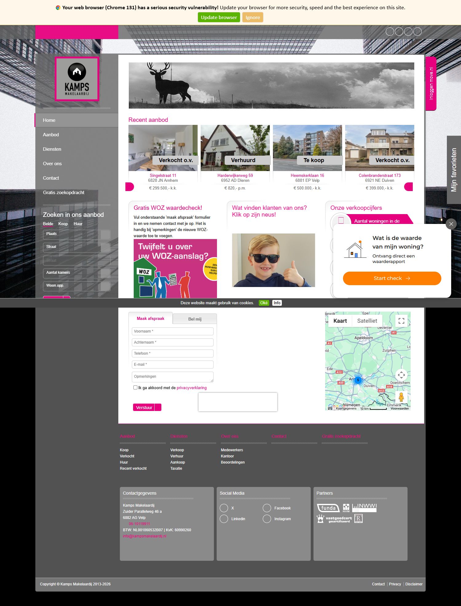 Bürofoto Kamps Makelaardij