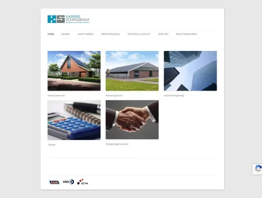 Screenshot der Website von www.kaspers-schingenga.nl