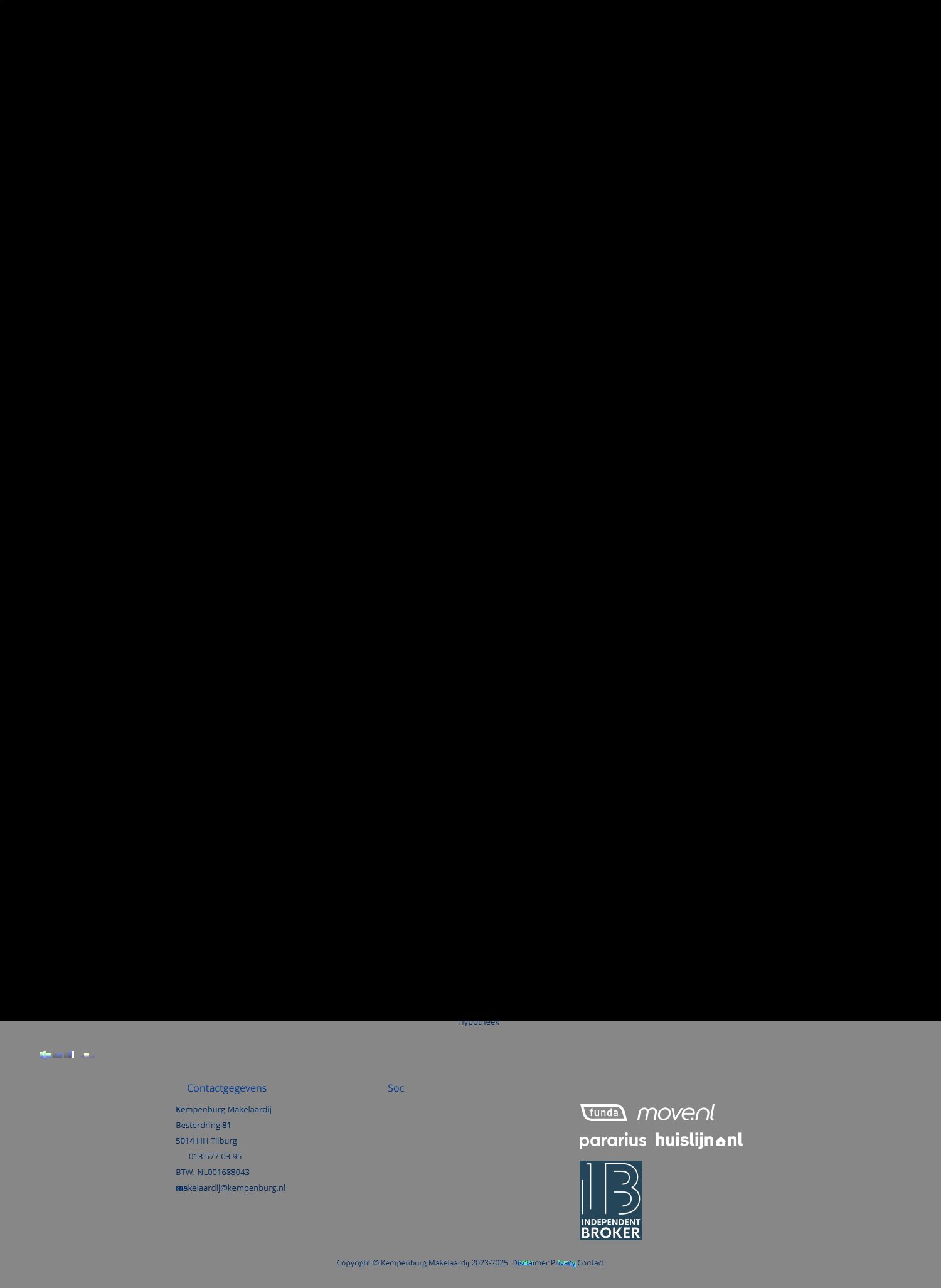 Screenshot der Website von www.kempenburgwonen.nl