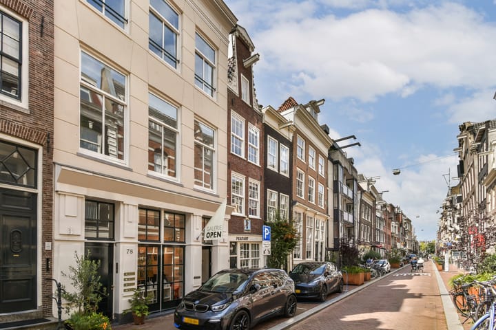Kerkstraat 76 in Amsterdam Foto