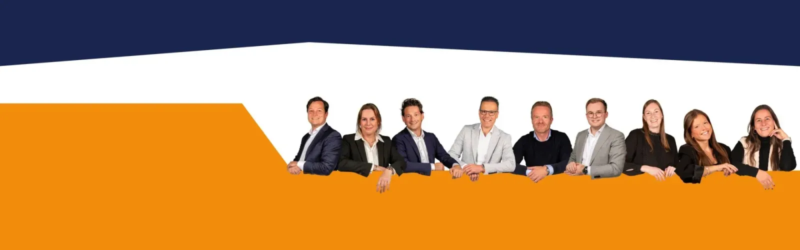 Team foto van KIN Makelaars Gilze & Rijen