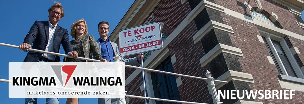 Team foto van Kingma & Walinga makelaars en taxateurs