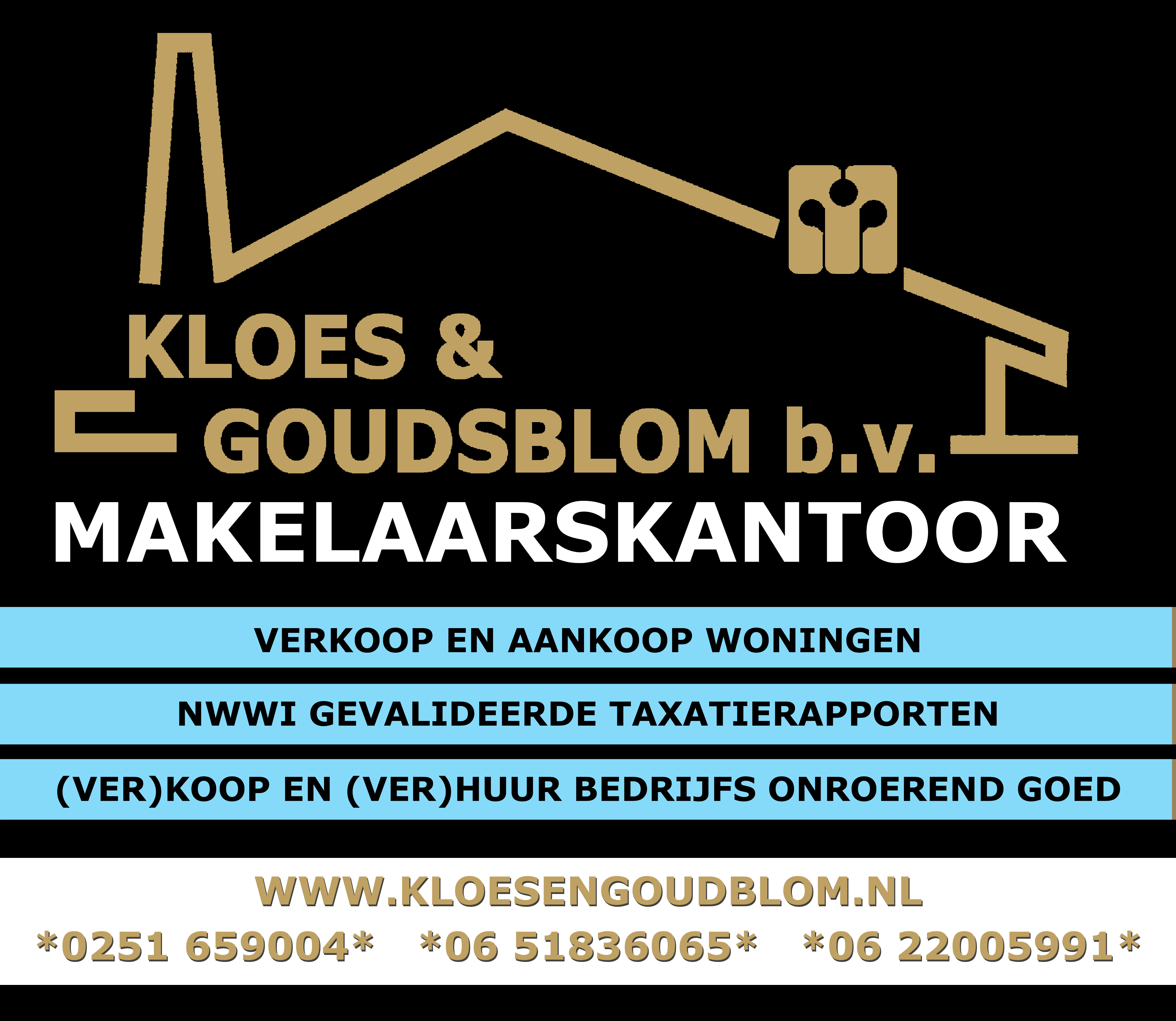 Logotipo Kloes & Goudsblom makelaardij Castricum