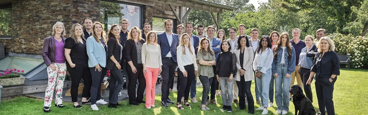 Team foto van Kolpa Lafeber Qualis NVM Makelaars