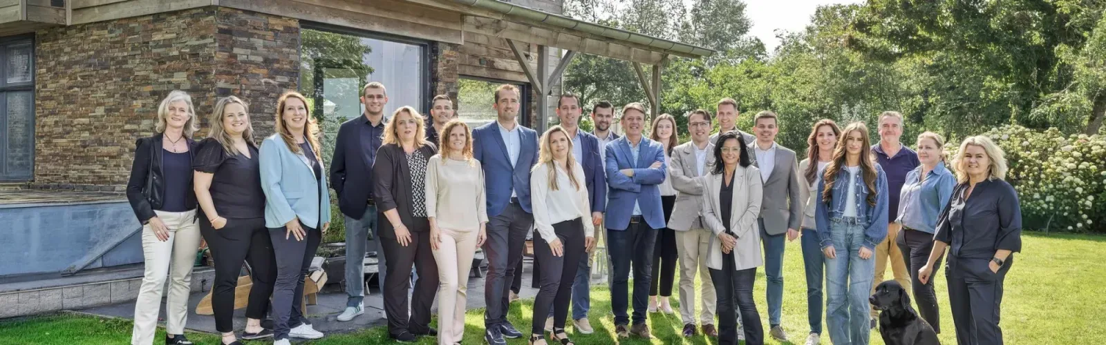 Team foto van Kolpa Lafeber Qualis NVM Makelaars