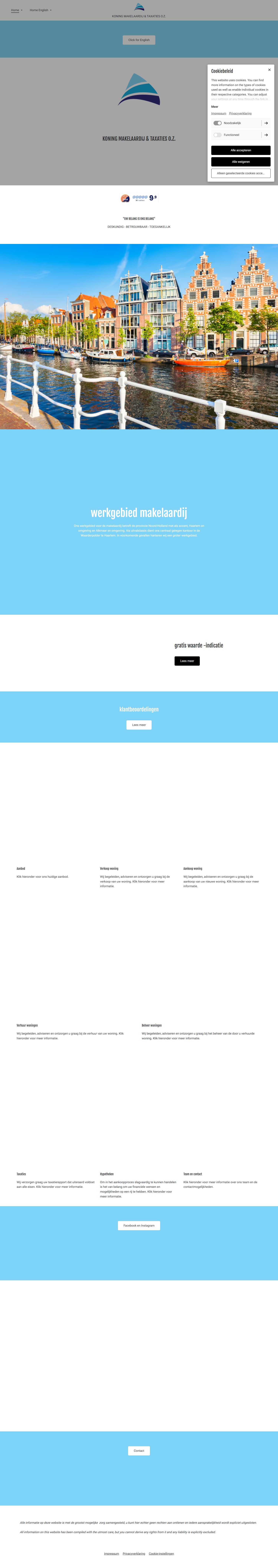 Bürofoto Koning Makelaardij & Taxaties O.Z.