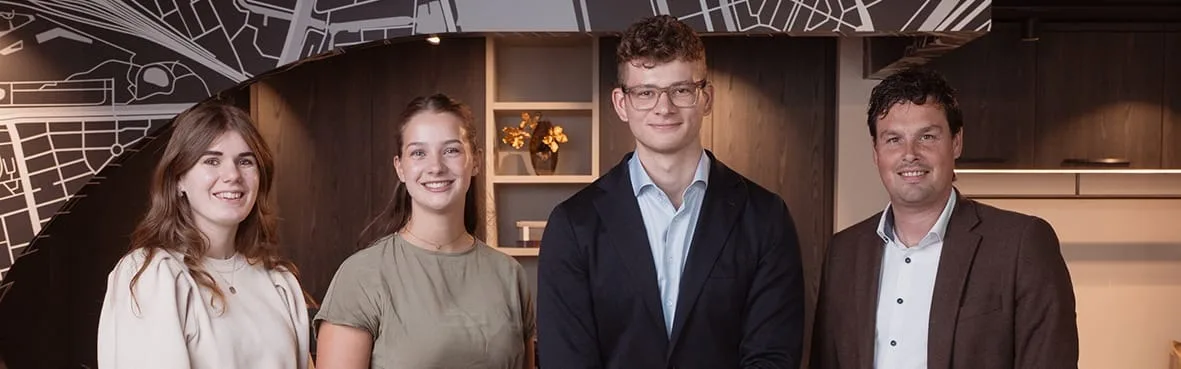 Mannschaftsfoto von Kooijman Makelaardij