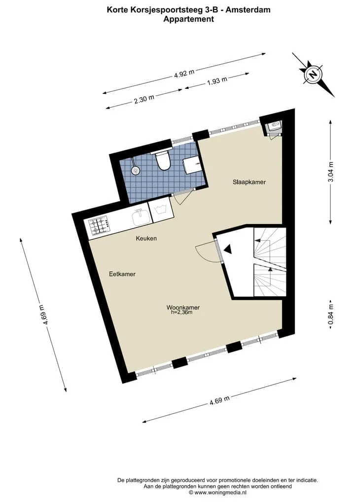 Korte Korsjespoortsteeg 3 B Amsterdam thumbnail 19