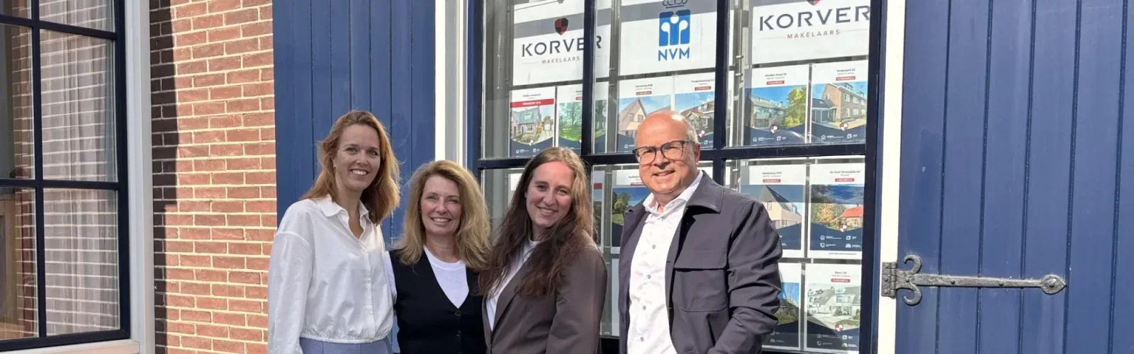 Team foto van KORVER MAKELAARS | Altijd 't juiste adres !