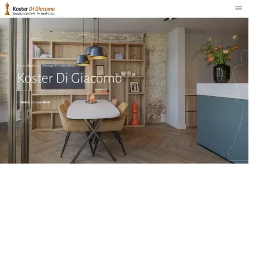 Screenshot van de website van www.kdg.nu